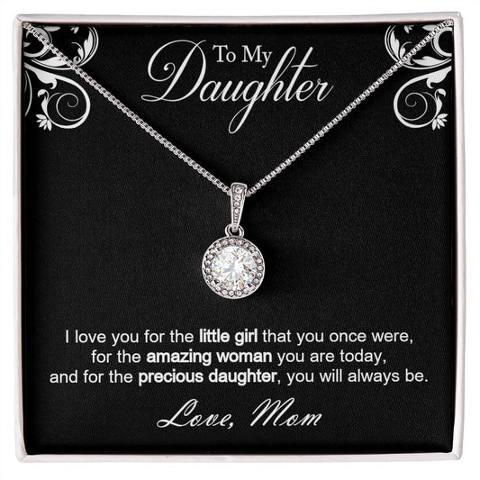 To My Precious Daughter - Eternal Hope Necklace with personal message card