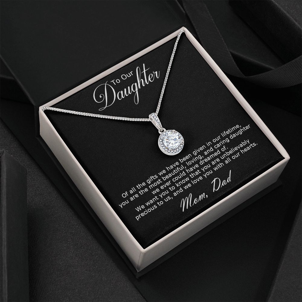 Eternal Hope Necklace To Our Daughter With Personal Message Card