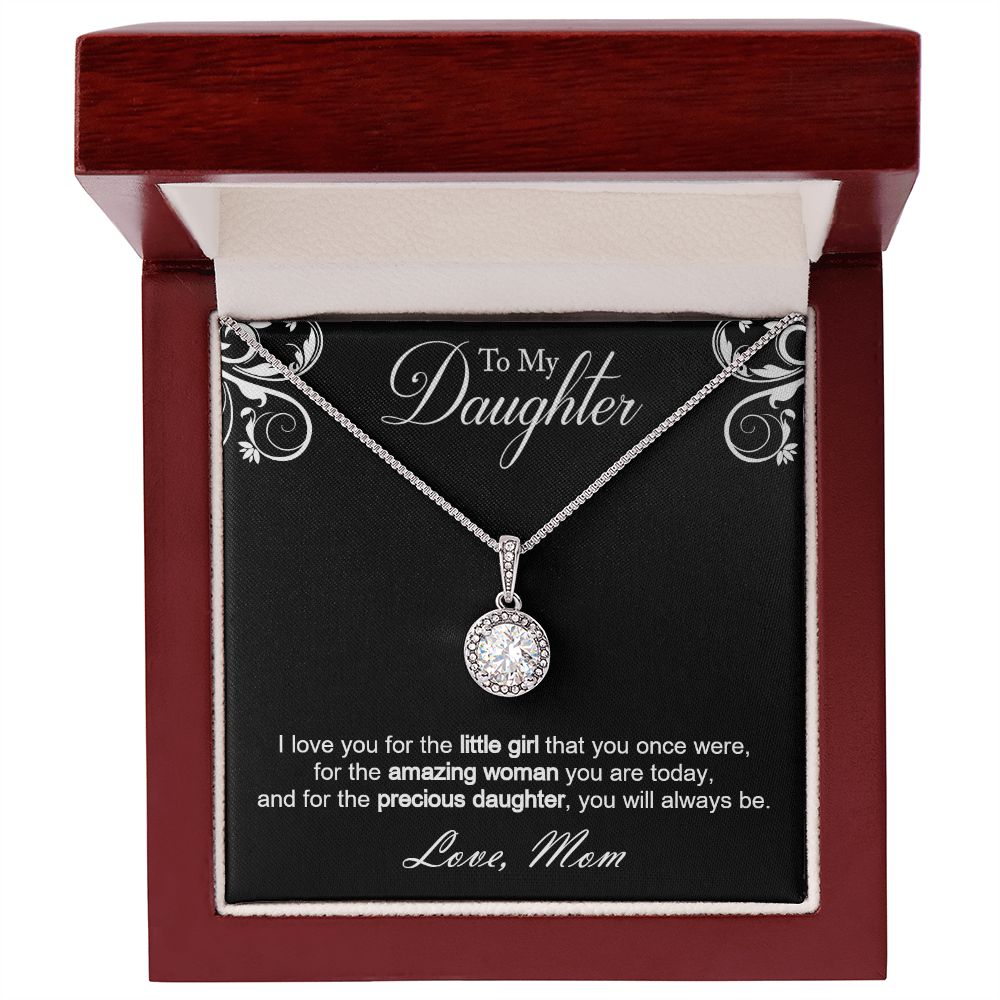To My Precious Daughter - Eternal Hope Necklace with personal message card