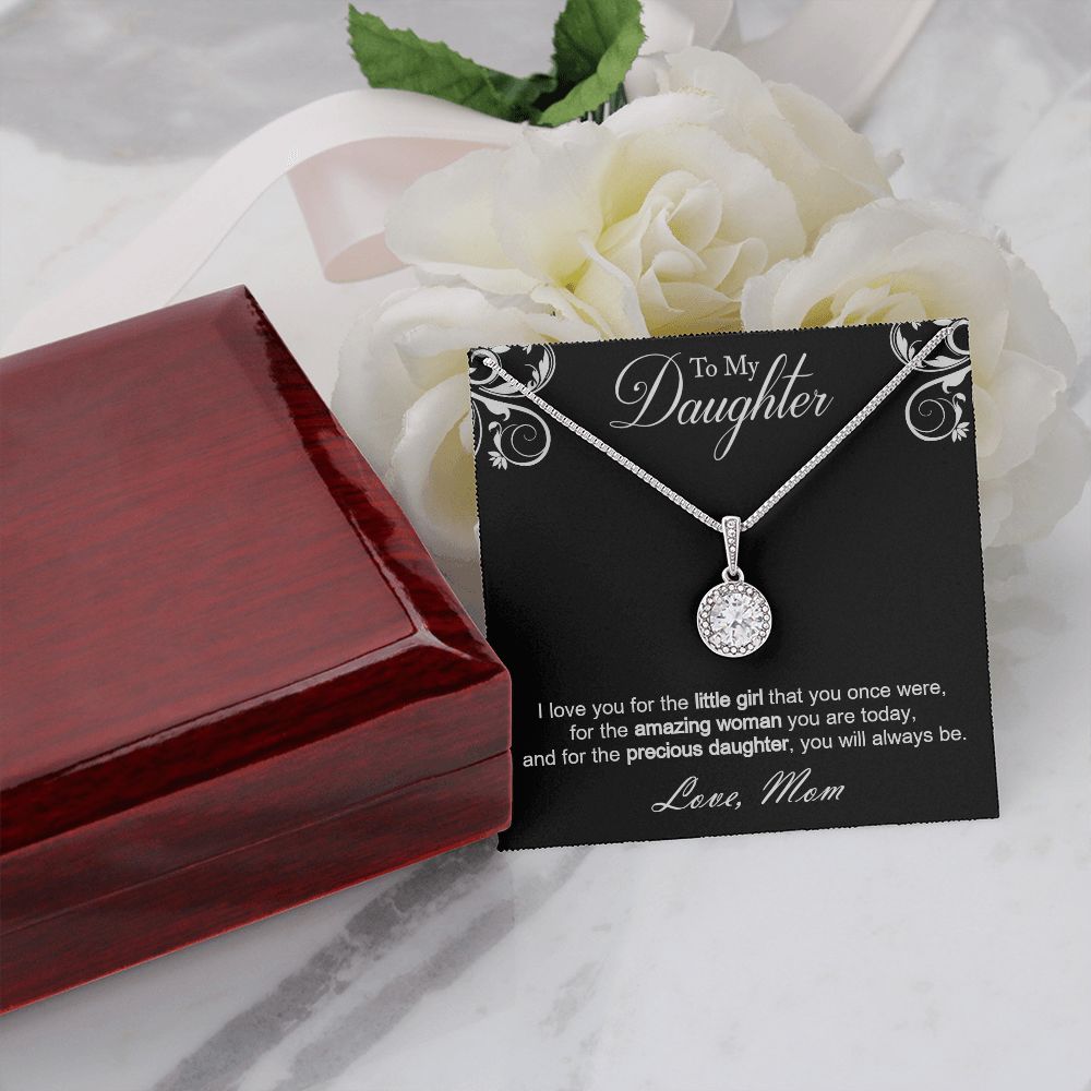 To My Precious Daughter - Eternal Hope Necklace with personal message card