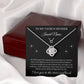 Taurus Zodiac Love Knot Necklace To Mother